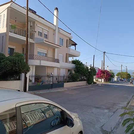 شقة Cosy Garden Near The Sea Of Chalkis Karababás